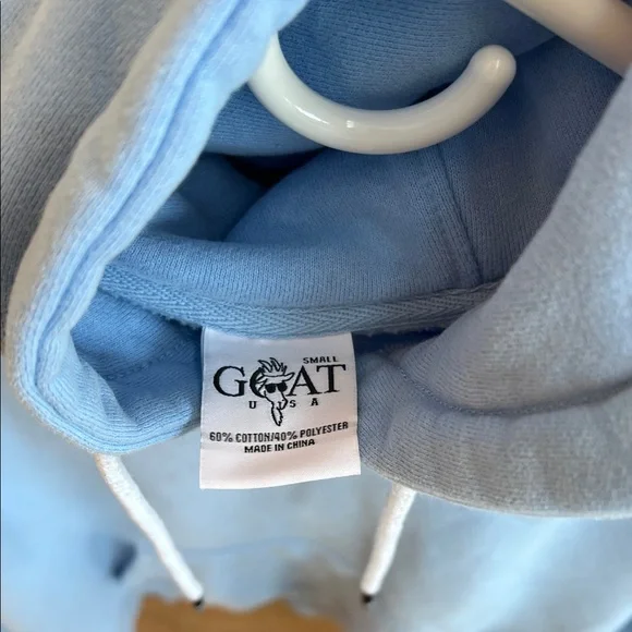 GOAT USA - WG Carolina Blue Hooded Sweatshirt - Picture 2 of 3